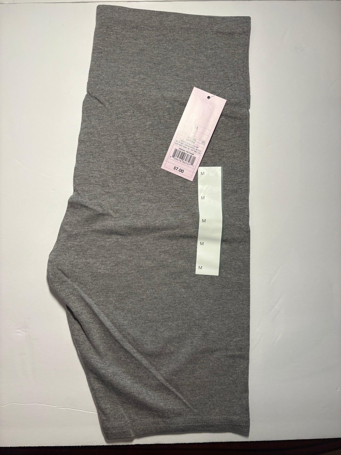Grey Biker Shorts